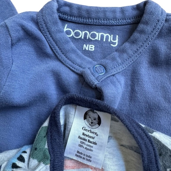 newborn Baby Boy Bundle Set 11PC Lot Footed Sleeper Onesie Short Long Sleeve NB - Picture 6 of 6